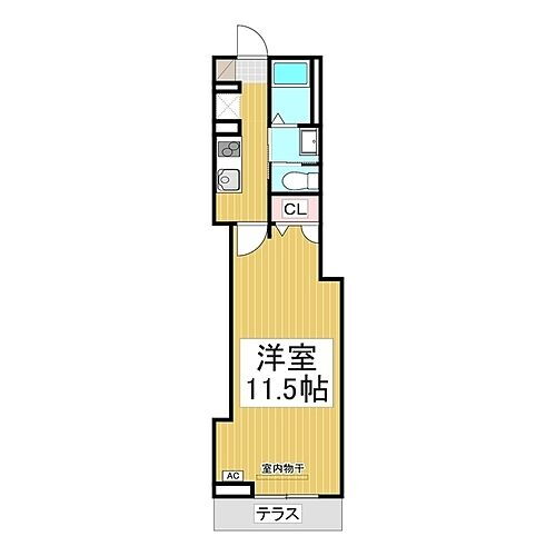 スピアナート北石堂 1階 1K 賃貸物件詳細