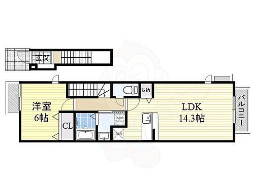 愛知県名古屋市中川区本前田町 賃貸アパート