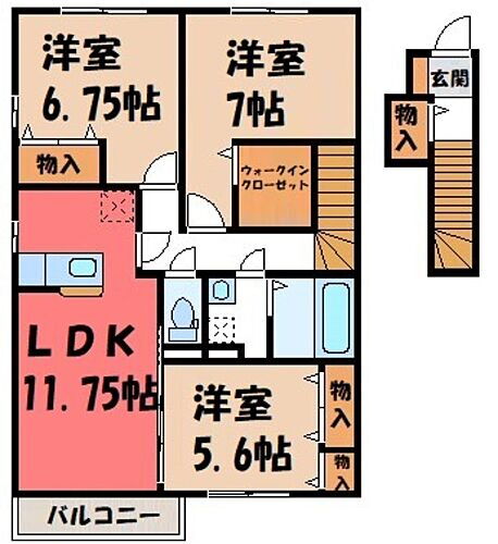 メゾン・ド・ペッツ　セシル 2階 3LDK 賃貸物件詳細