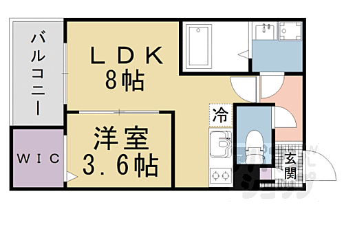 京都府京都市山科区西野山階町 東野駅 1LDK アパート 賃貸物件詳細