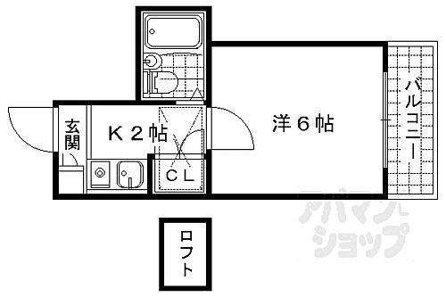 京都府京都市山科区日ノ岡鴨土町 御陵駅 1K アパート 賃貸物件詳細