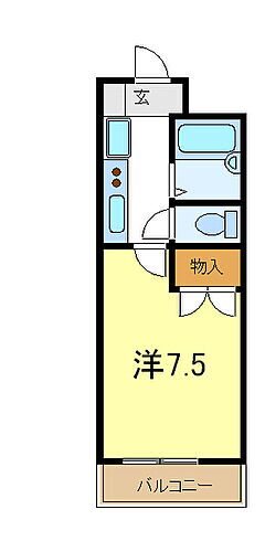 ジュネス新在家 1階 1K 賃貸物件詳細