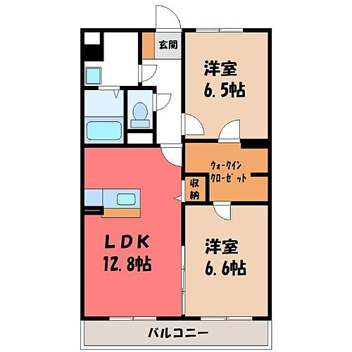 ドムス　マーネ 2階 2LDK 賃貸物件詳細