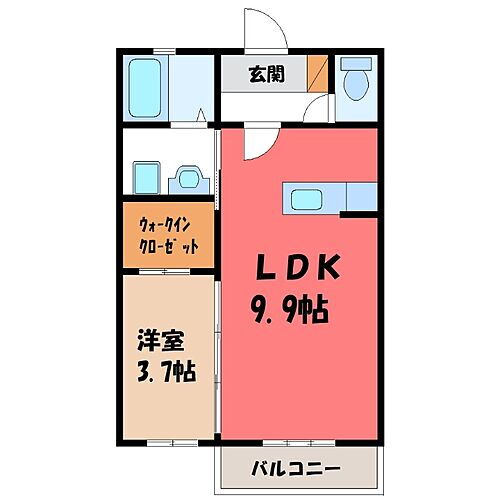 栃木県宇都宮市ゆいの杜７丁目 賃貸アパート