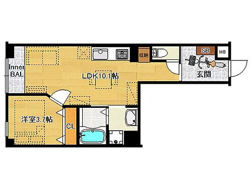 大阪府大阪市生野区桃谷１丁目 賃貸マンション