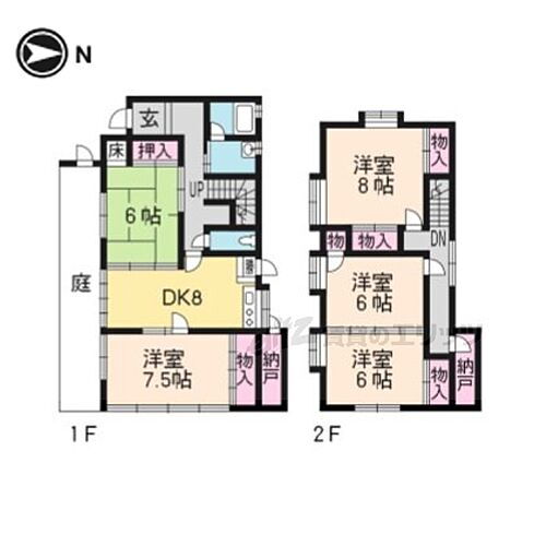 京都府京都市右京区太秦西蜂岡町 帷子ノ辻駅 5DK 一戸建て 賃貸物件詳細