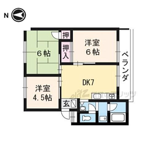 京都府京都市右京区太秦上ノ段町 賃貸マンション