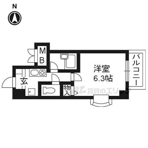 京都府京都市下京区佐竹町 大宮駅 1K マンション 賃貸物件詳細