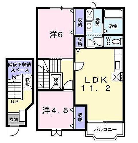新潟県新潟市西区小新西3丁目 2LDK アパート 賃貸物件詳細