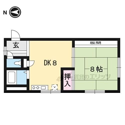 京都府京都市山科区北花山市田町 御陵駅 1DK マンション 賃貸物件詳細