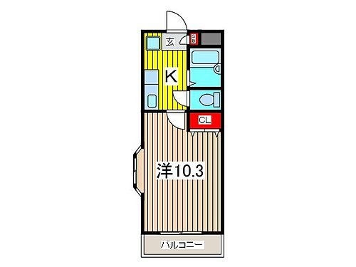 埼玉県川口市上青木5丁目 川口駅 1K マンション 賃貸物件詳細