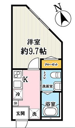 埼玉県川口市芝富士１丁目 蕨駅 1K アパート 賃貸物件詳細