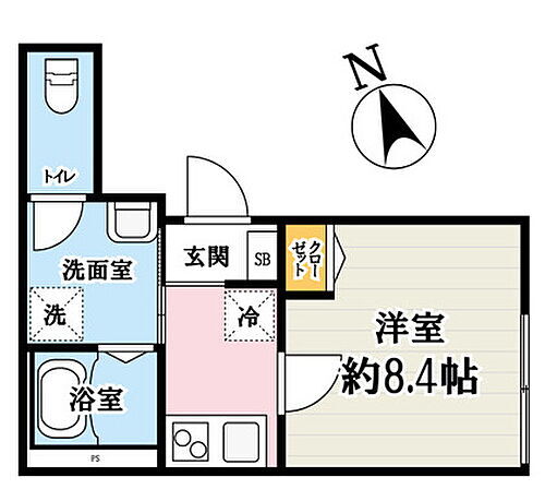 埼玉県川口市芝富士１丁目 蕨駅 1K アパート 賃貸物件詳細