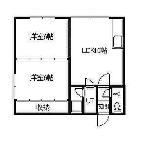 北海道旭川市永山四条2丁目 旭川駅 2LDK アパート 賃貸物件詳細