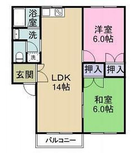 アルボーレ 1階 2LDK 賃貸物件詳細