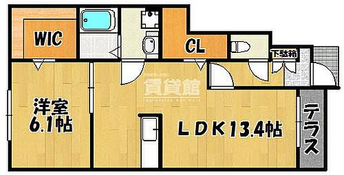 ユニヴェール 1階 1LDK 賃貸物件詳細