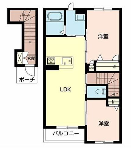 兵庫県三木市大村 大村駅 2LDK アパート 賃貸物件詳細