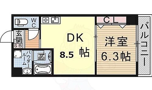 滋賀県大津市別保2丁目 粟津駅 1LDK マンション 賃貸物件詳細