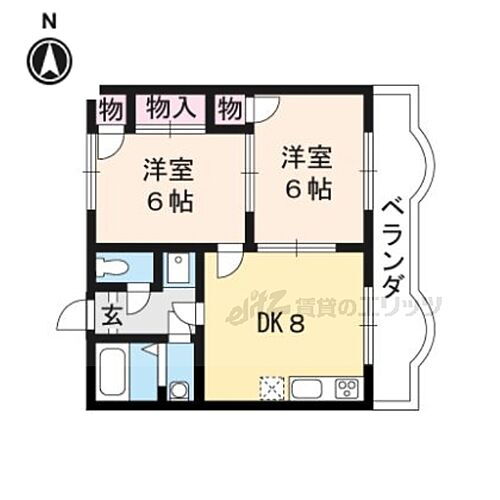 リーベンハイム 3階 2LDK 賃貸物件詳細