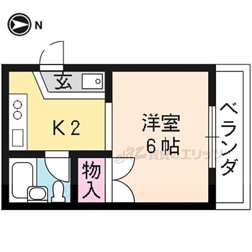 京都府京都市山科区厨子奥若林町 山科駅 1K マンション 賃貸物件詳細