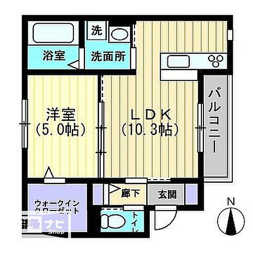 岡山県岡山市北区伊福町1丁目 岡山駅 1LDK アパート 賃貸物件詳細