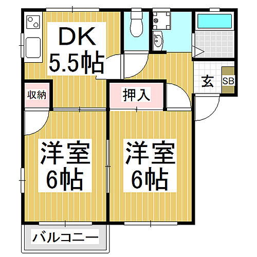 長野県駒ヶ根市赤穂 小町屋駅 2DK アパート 賃貸物件詳細