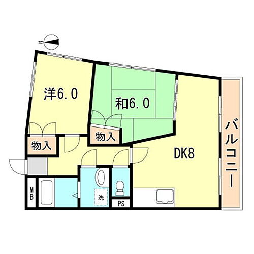 兵庫県明石市大久保町松陰 大久保駅 2LDK マンション 賃貸物件詳細