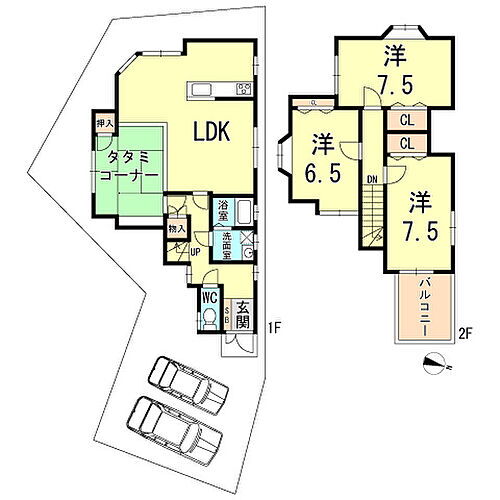 兵庫県西宮市松園町 賃貸一戸建て