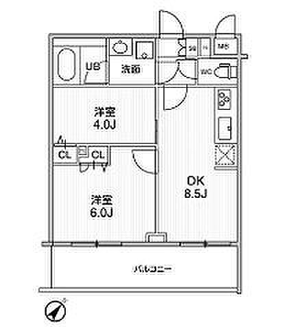 東京都墨田区東向島1丁目24-11 曳舟駅 2DK マンション 賃貸物件詳細