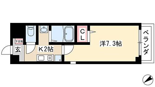 愛知県名古屋市中村区烏森町8丁目726 烏森駅 1K マンション 賃貸物件詳細