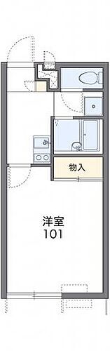 レオパレスブル瀬田 2階 1K 賃貸物件詳細