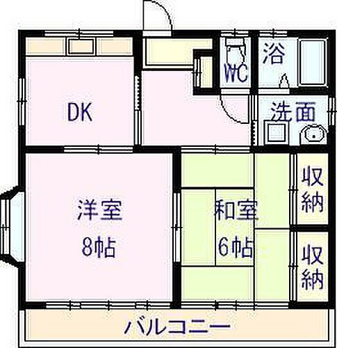 メゾンリブランＡ 1階 2DK 賃貸物件詳細