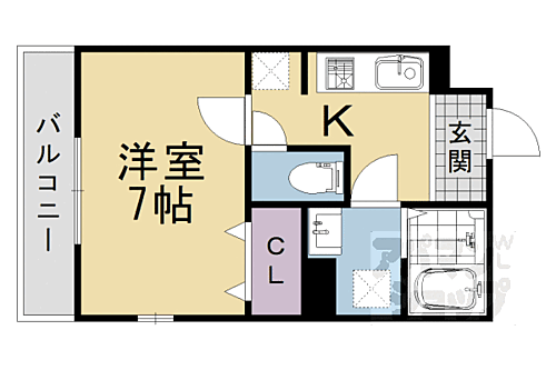京都府亀岡市千代川町小川1丁目 千代川駅 1K アパート 賃貸物件詳細
