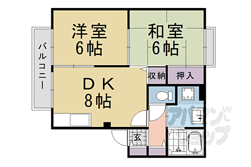 京都府亀岡市古世町３丁目 賃貸アパート