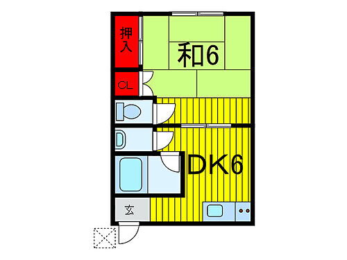 東京都北区栄町 上中里駅 1DK アパート 賃貸物件詳細