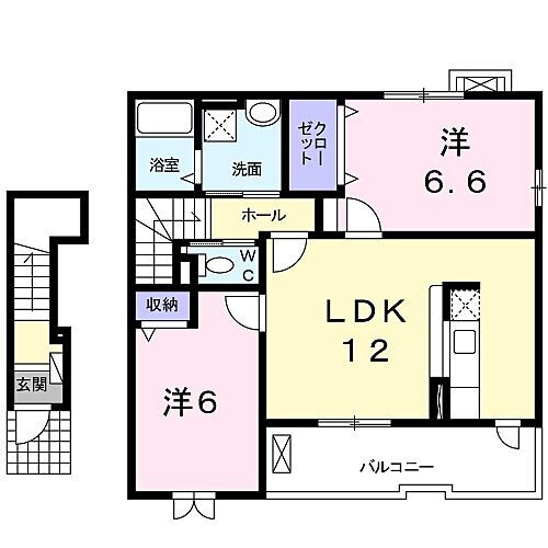 静岡県浜松市中央区有玉南町 浜松駅 2LDK アパート 賃貸物件詳細