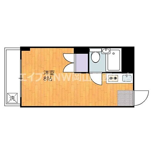 岡山県岡山市北区津島京町3丁目 備前三門駅 ワンルーム マンション 賃貸物件詳細