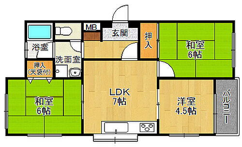 ベップハイツ 1階 3LDK 賃貸物件詳細