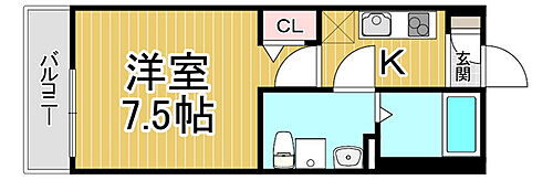 ＳｈｏｗＤｏ　園田 3階 1K 賃貸物件詳細