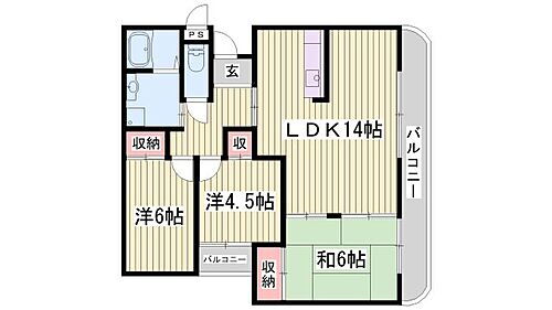 プロムナード・飾磨Ｉ 2階 3LDK 賃貸物件詳細