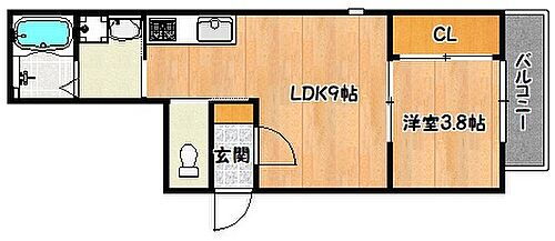 兵庫県神戸市兵庫区菊水町１丁目 賃貸アパート