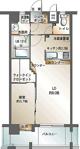 福岡県福岡市中央区春吉3丁目 天神南駅 2K マンション 賃貸物件詳細
