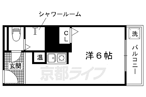 京都今出川レジデンス 4階 1K 賃貸物件詳細