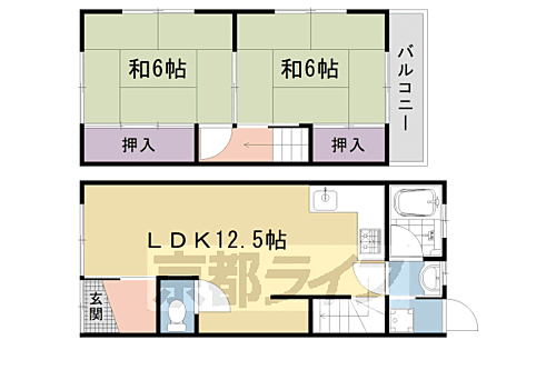 京都府京都市右京区嵯峨折戸町 賃貸一戸建て