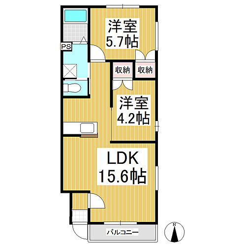 長野県上田市上丸子 大屋駅 2LDK アパート 賃貸物件詳細