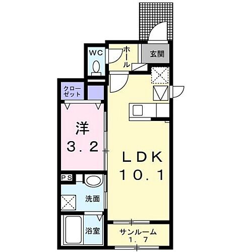 広島県広島市佐伯区利松3丁目 1LDK アパート 賃貸物件詳細