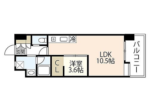 広島県広島市東区牛田南1丁目 新白島駅 1LDK マンション 賃貸物件詳細