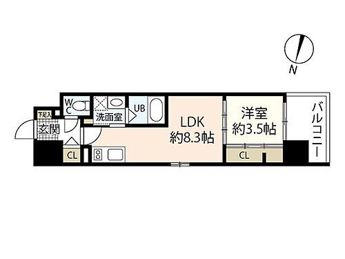 広島県広島市南区比治山町 広島駅 1LDK マンション 賃貸物件詳細