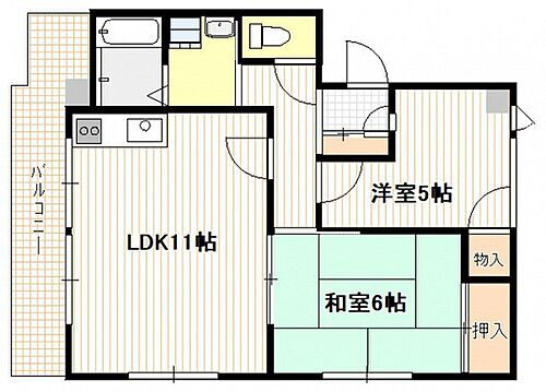 広島県広島市西区井口鈴が台2丁目 五日市駅 2LDK マンション 賃貸物件詳細
