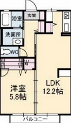 サンディアス砂山 1階 1LDK 賃貸物件詳細